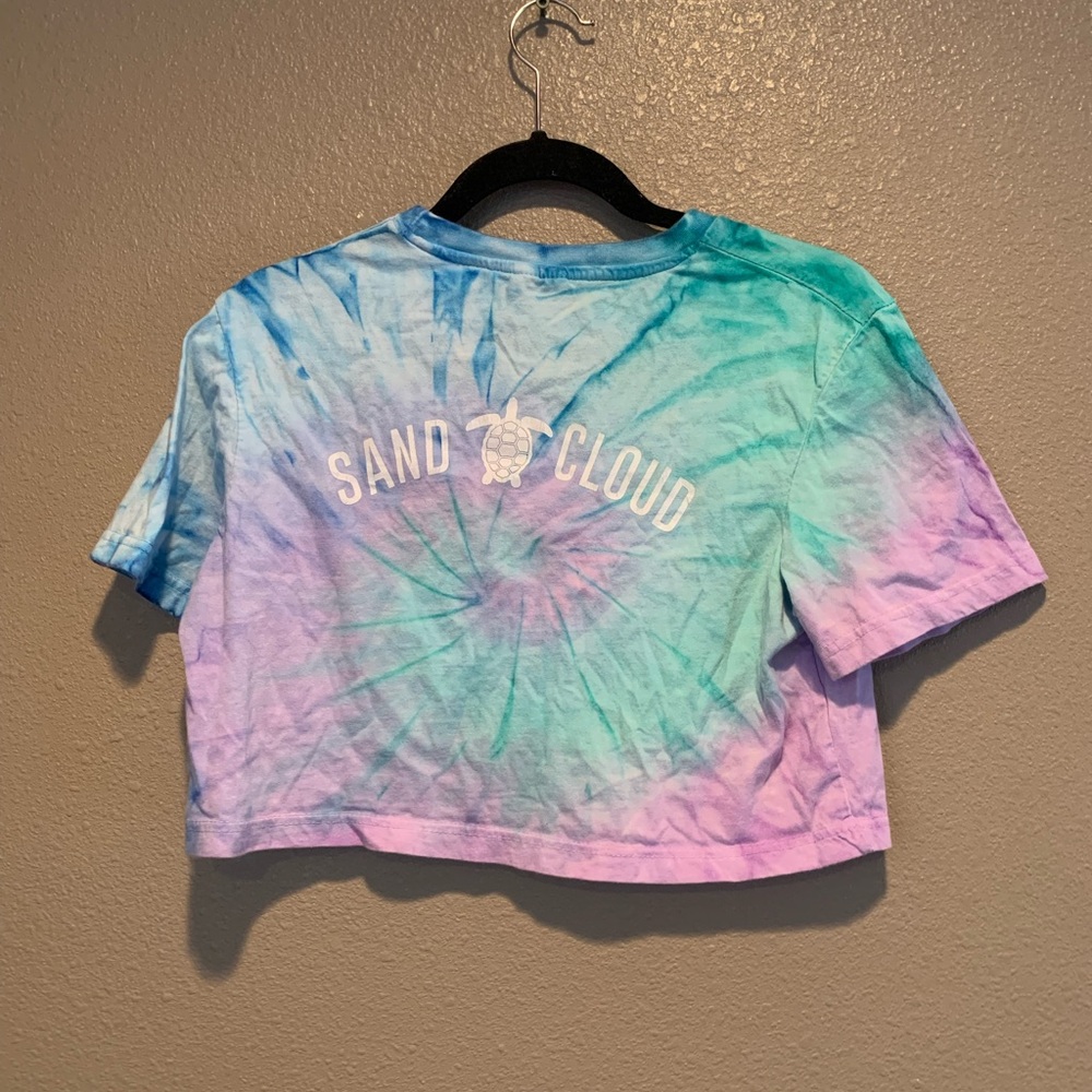 Tie dye Sandcloud cropped T
